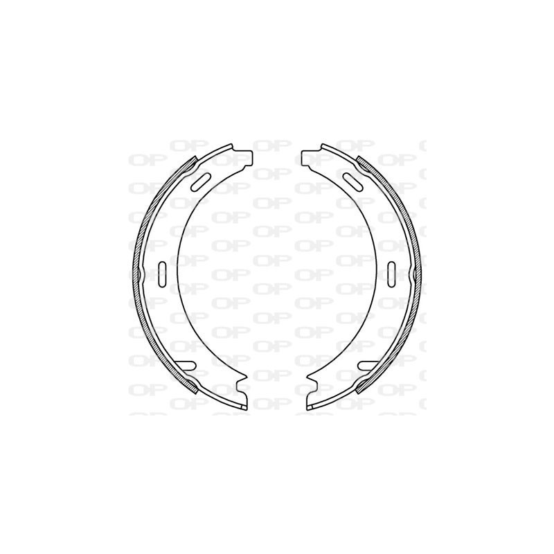 Jeu de mâchoires de frein OPEN PARTS