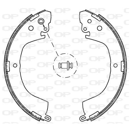 Jeu de mâchoires de frein...