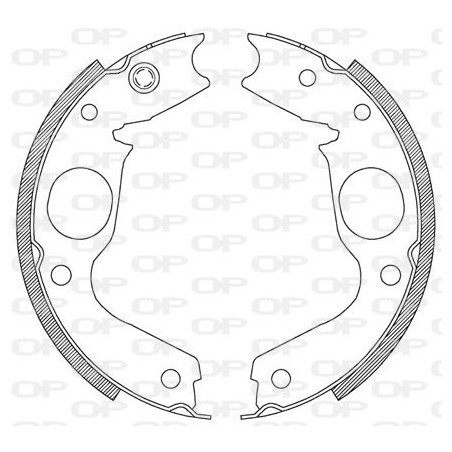 Jeu de mâchoires de frein...