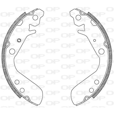 Jeu de mâchoires de frein...