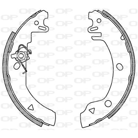 Jeu de mâchoires de frein...