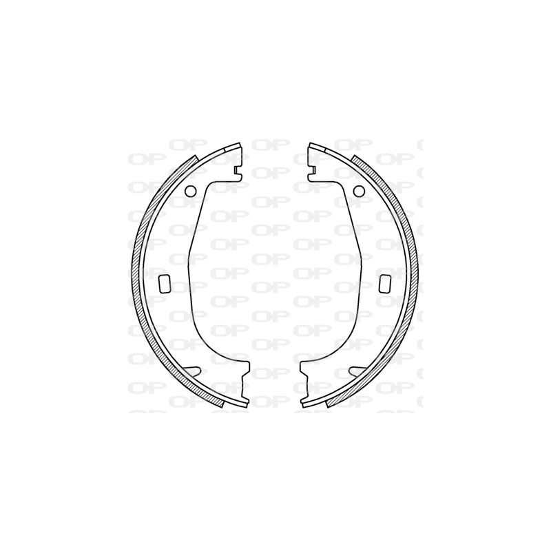 Jeu de mâchoires de frein OPEN PARTS