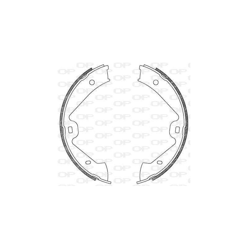 Jeu de mâchoires de frein OPEN PARTS