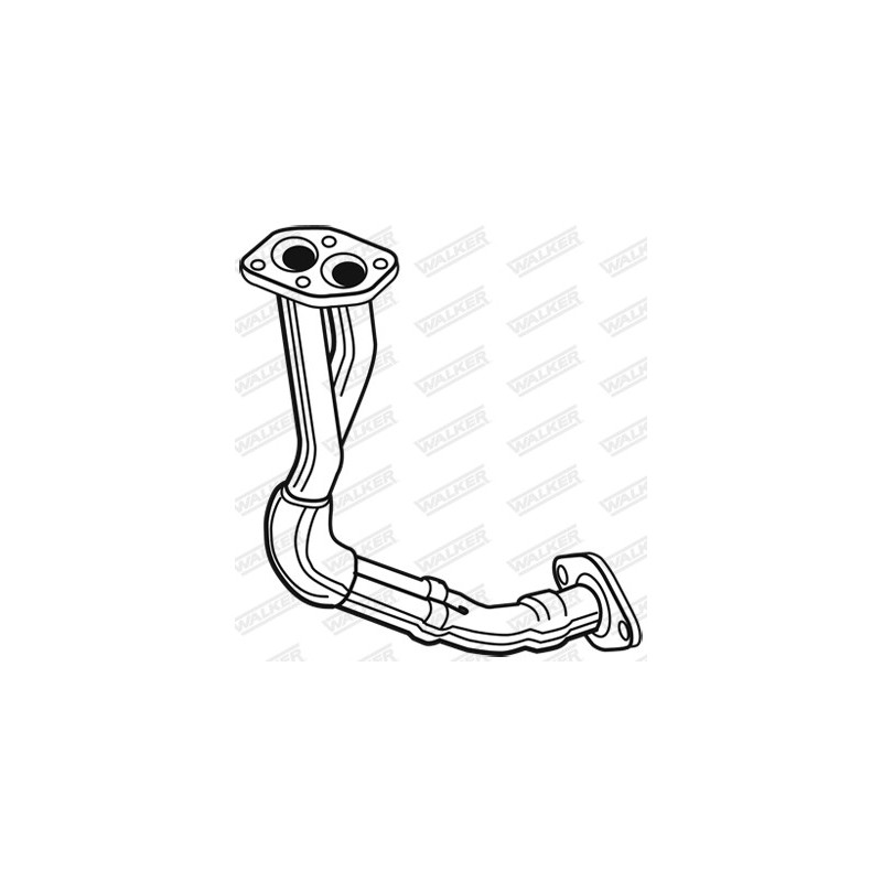 Tuyau d'échappement WALKER