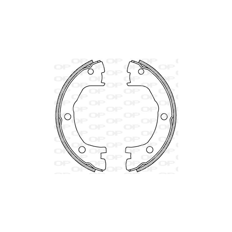 Jeu de mâchoires de frein OPEN PARTS