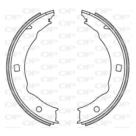 Jeu de mâchoires de frein...