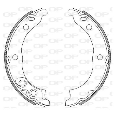 Jeu de mâchoires de frein...