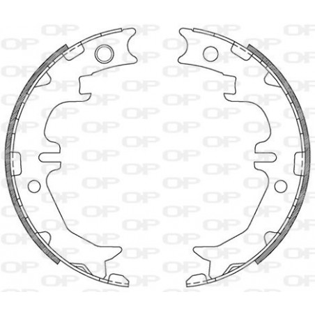 Jeu de mâchoires de frein...