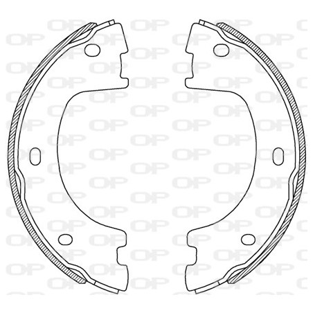 Jeu de mâchoires de frein...