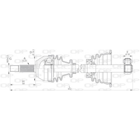 Cardan OPEN PARTS