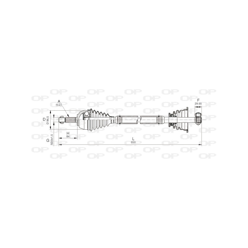 Cardan OPEN PARTS