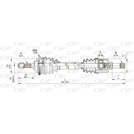 Cardan OPEN PARTS