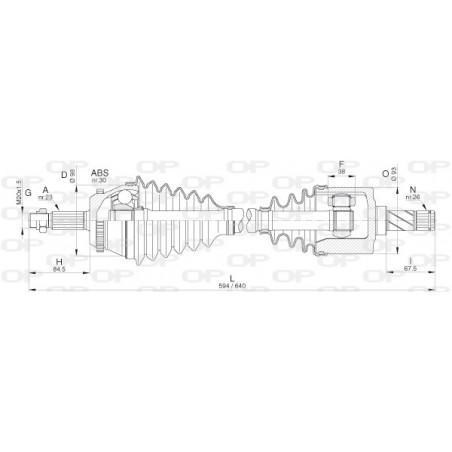 Cardan OPEN PARTS