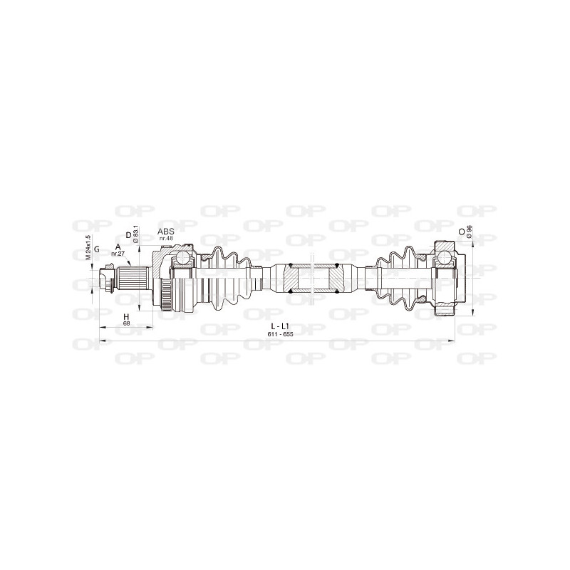 Cardan OPEN PARTS