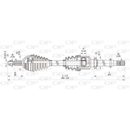 Cardan OPEN PARTS