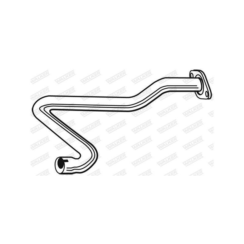 Tuyau d'échappement WALKER