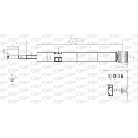 Amortisseur (à l'unité) OPEN PARTS