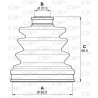 Jeu de joints-soufflets (Cardan) OPEN PARTS
