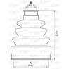 Jeu de joints-soufflets (Cardan) OPEN PARTS