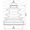 Jeu de joints-soufflets (Cardan) OPEN PARTS