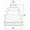 Jeu de joints-soufflets (Cardan) OPEN PARTS