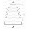 Jeu de joints-soufflets (Cardan) OPEN PARTS