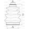 Jeu de joints-soufflets (Cardan) OPEN PARTS
