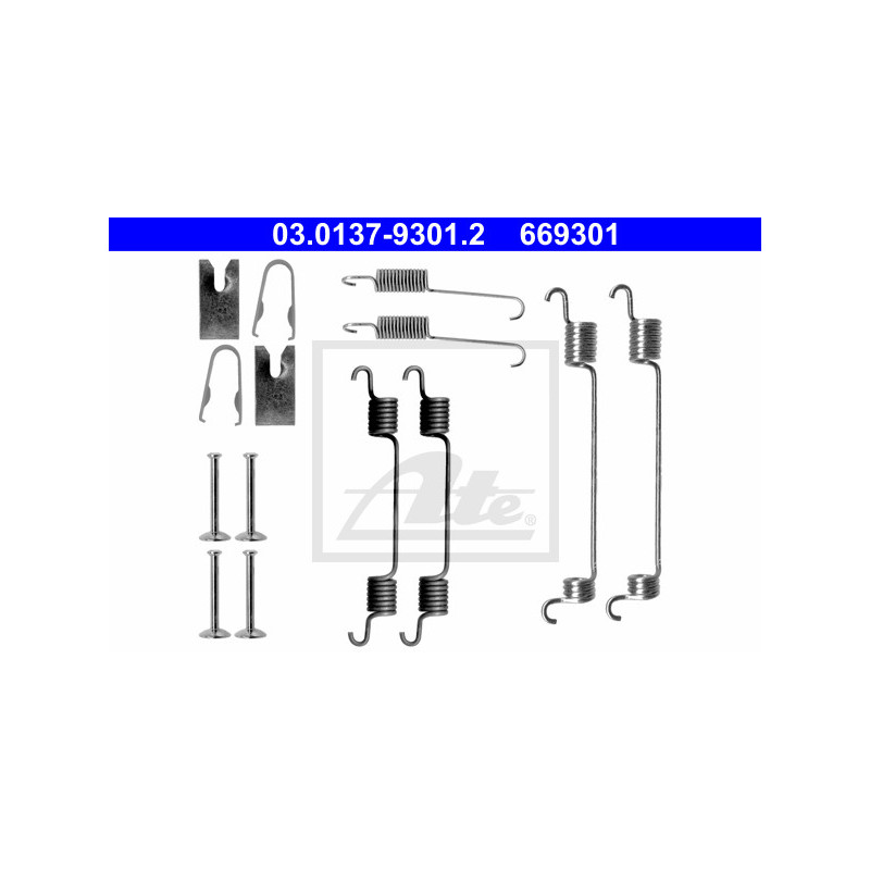 Kit d'accessoires (mâchoire de frein) ATE