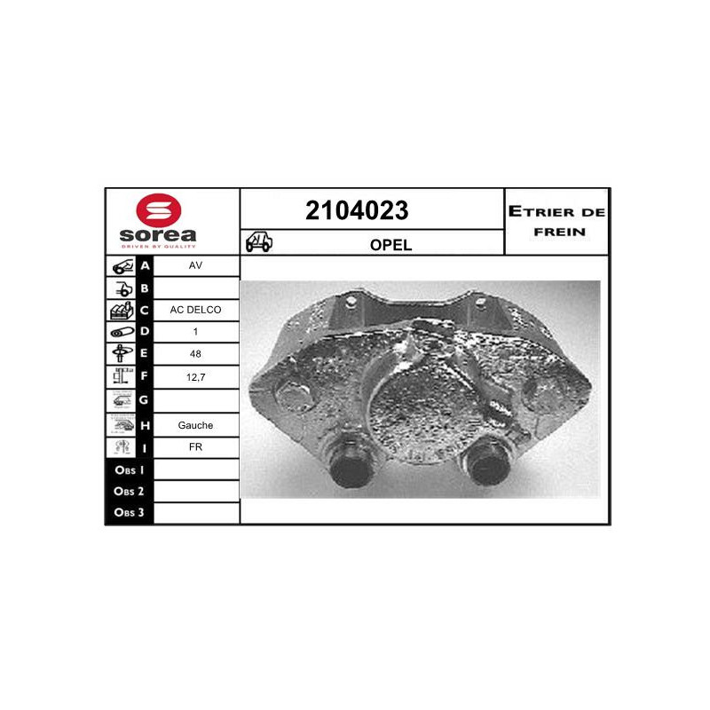 Étrier de frein EAI