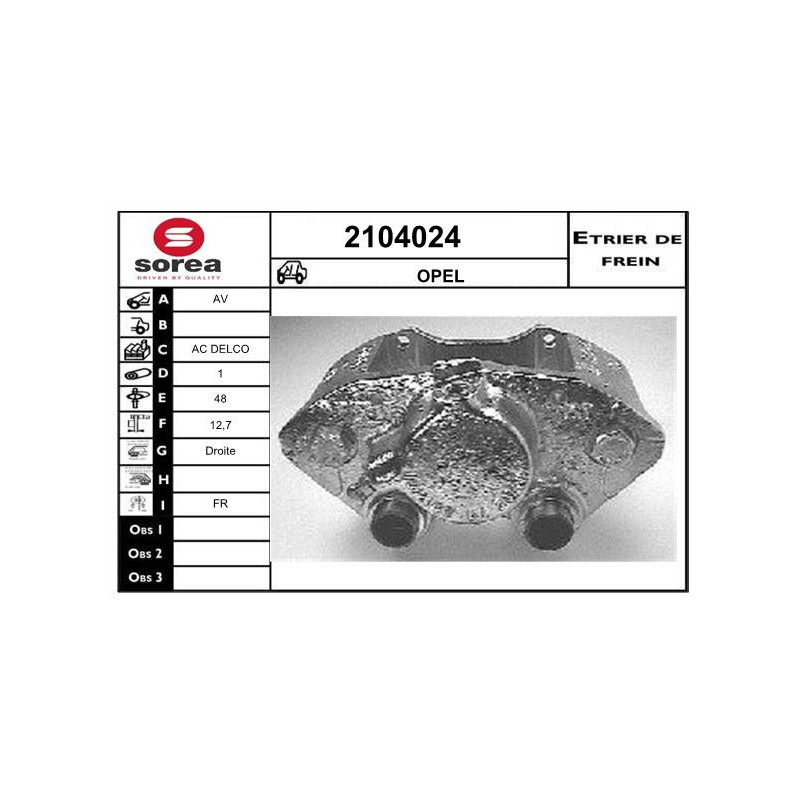 Étrier de frein EAI