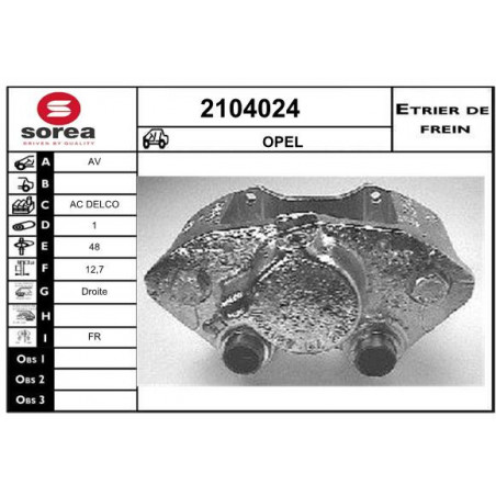 Étrier de frein EAI