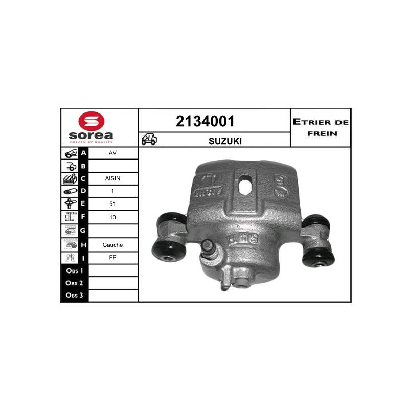 Étrier de frein EAI