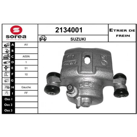 Étrier de frein EAI