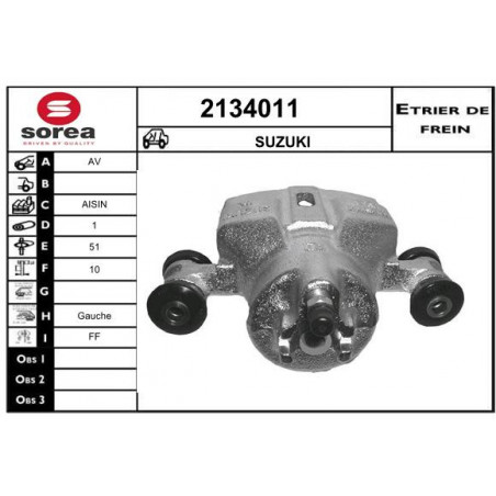 Étrier de frein EAI