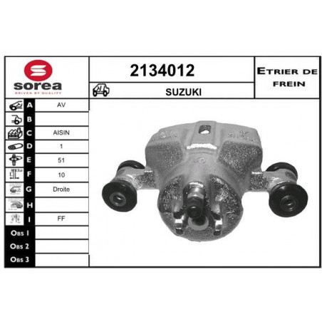 Étrier de frein EAI