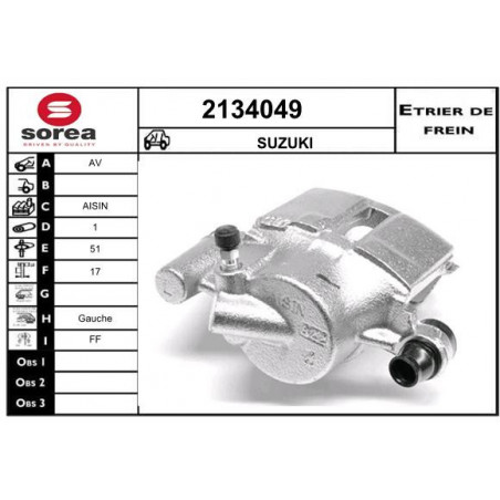 Étrier de frein EAI