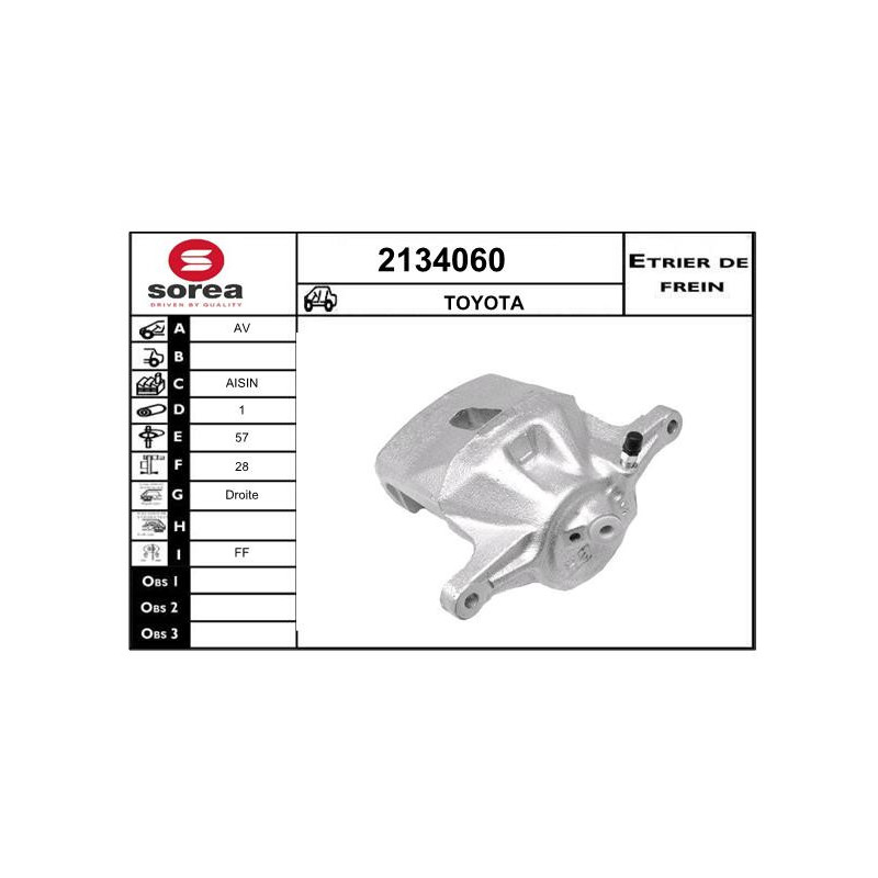 Étrier de frein EAI