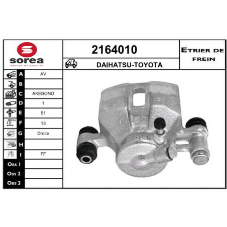 Étrier de frein EAI