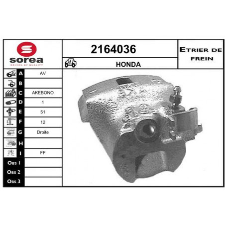 Étrier de frein EAI