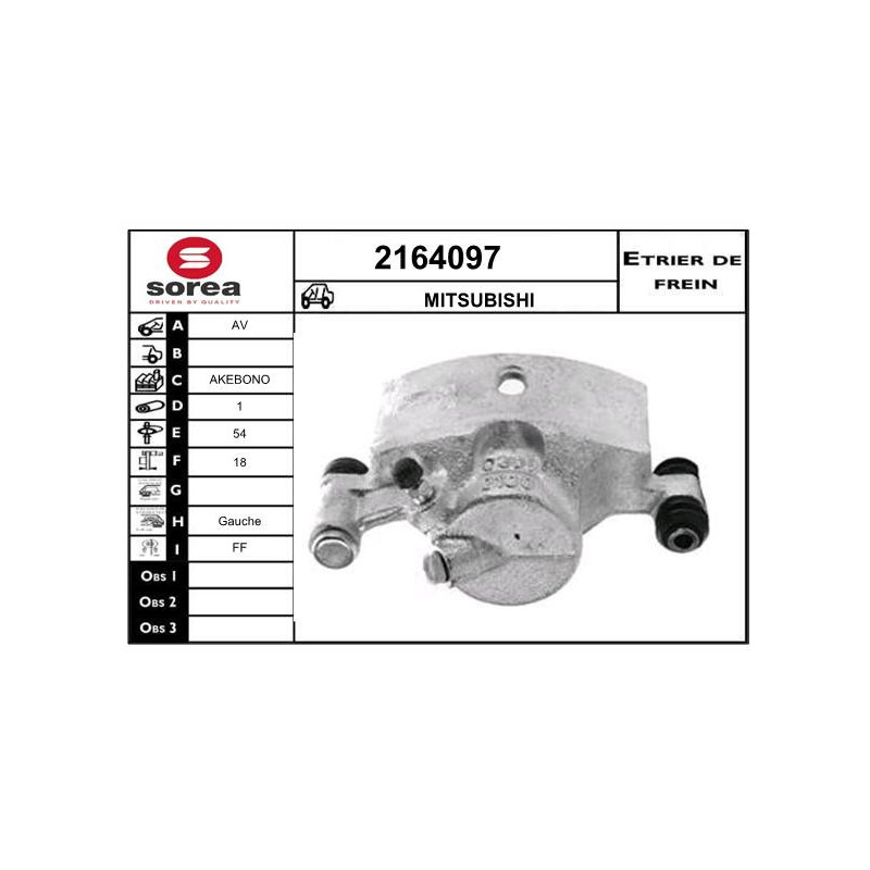 Étrier de frein EAI