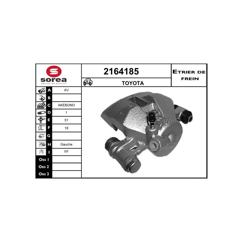 Étrier de frein EAI