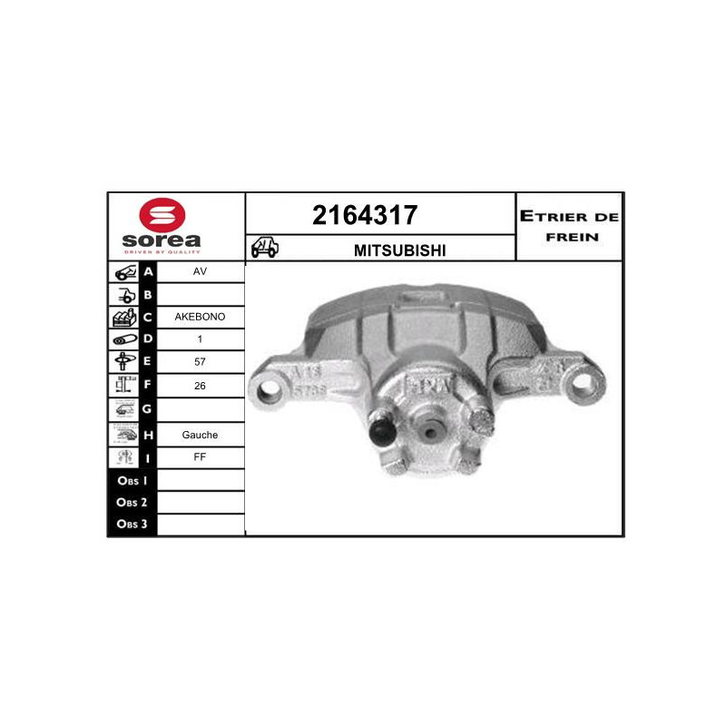 Étrier de frein EAI