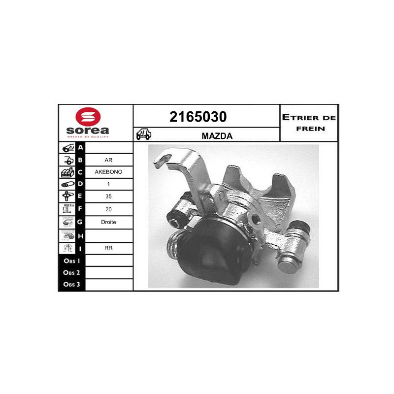 Étrier de frein EAI