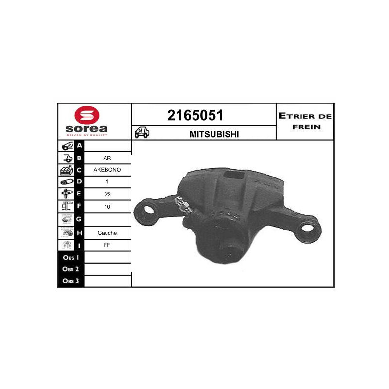 Étrier de frein EAI