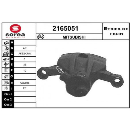 Étrier de frein EAI