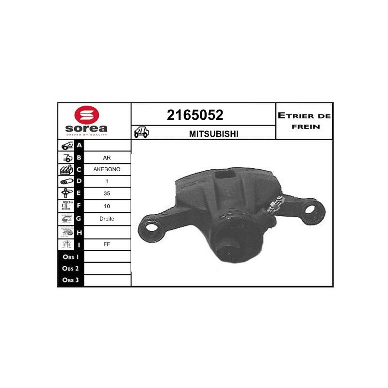 Étrier de frein EAI