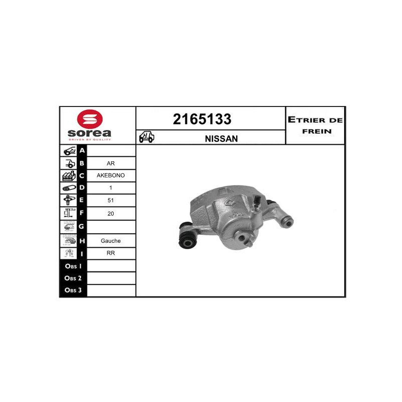 Étrier de frein EAI