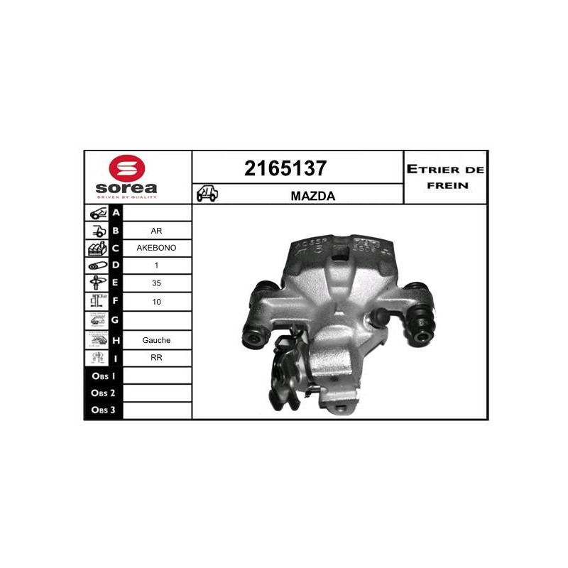 Étrier de frein EAI