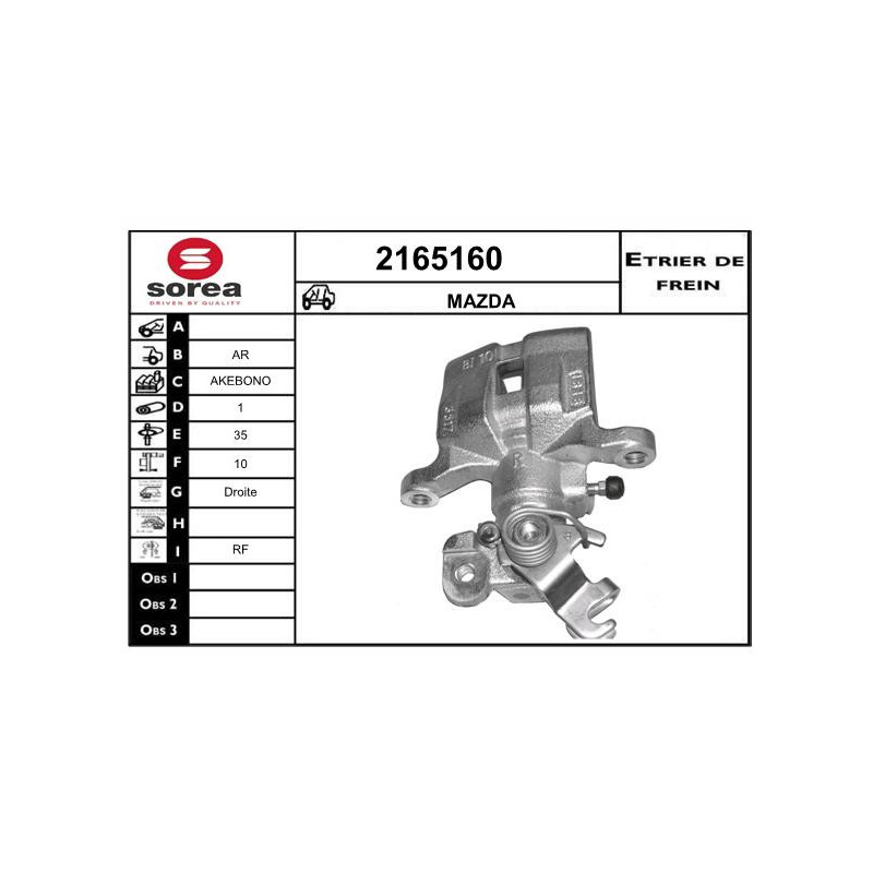 Étrier de frein EAI