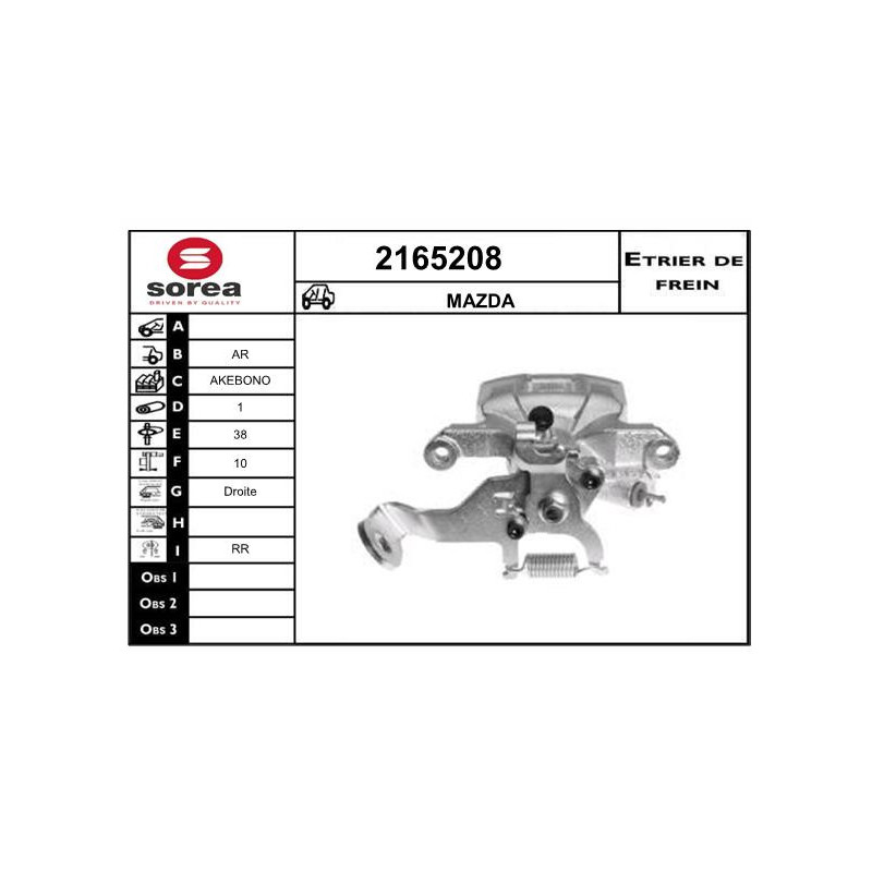 Étrier de frein EAI